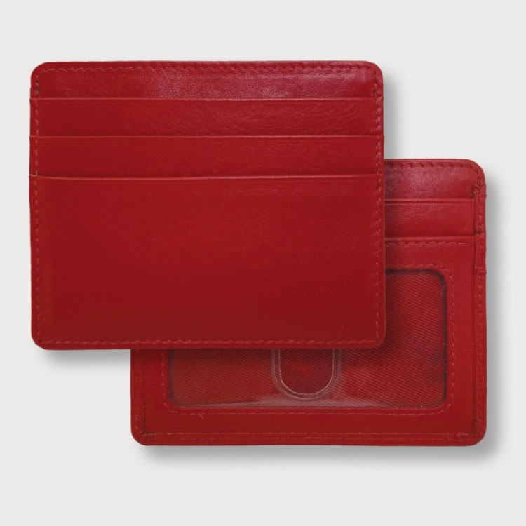 Minimalist Card Holder (Red)