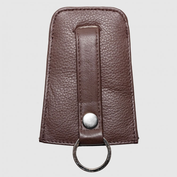 Monogrammed Leather Key holder